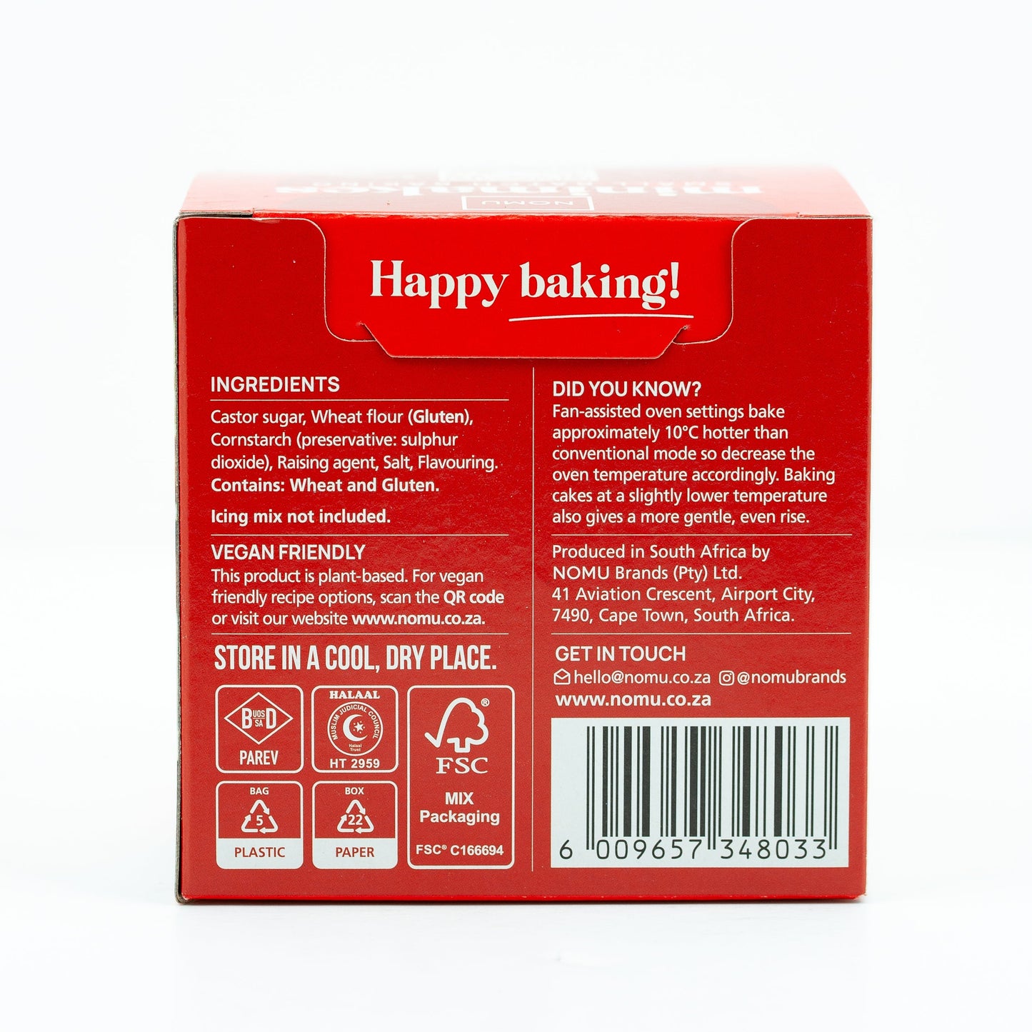 NOMU MM Vanilla Cake Batter Mix