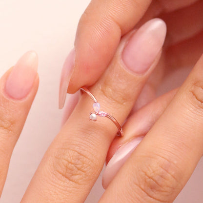 Pink Gemstone Ring