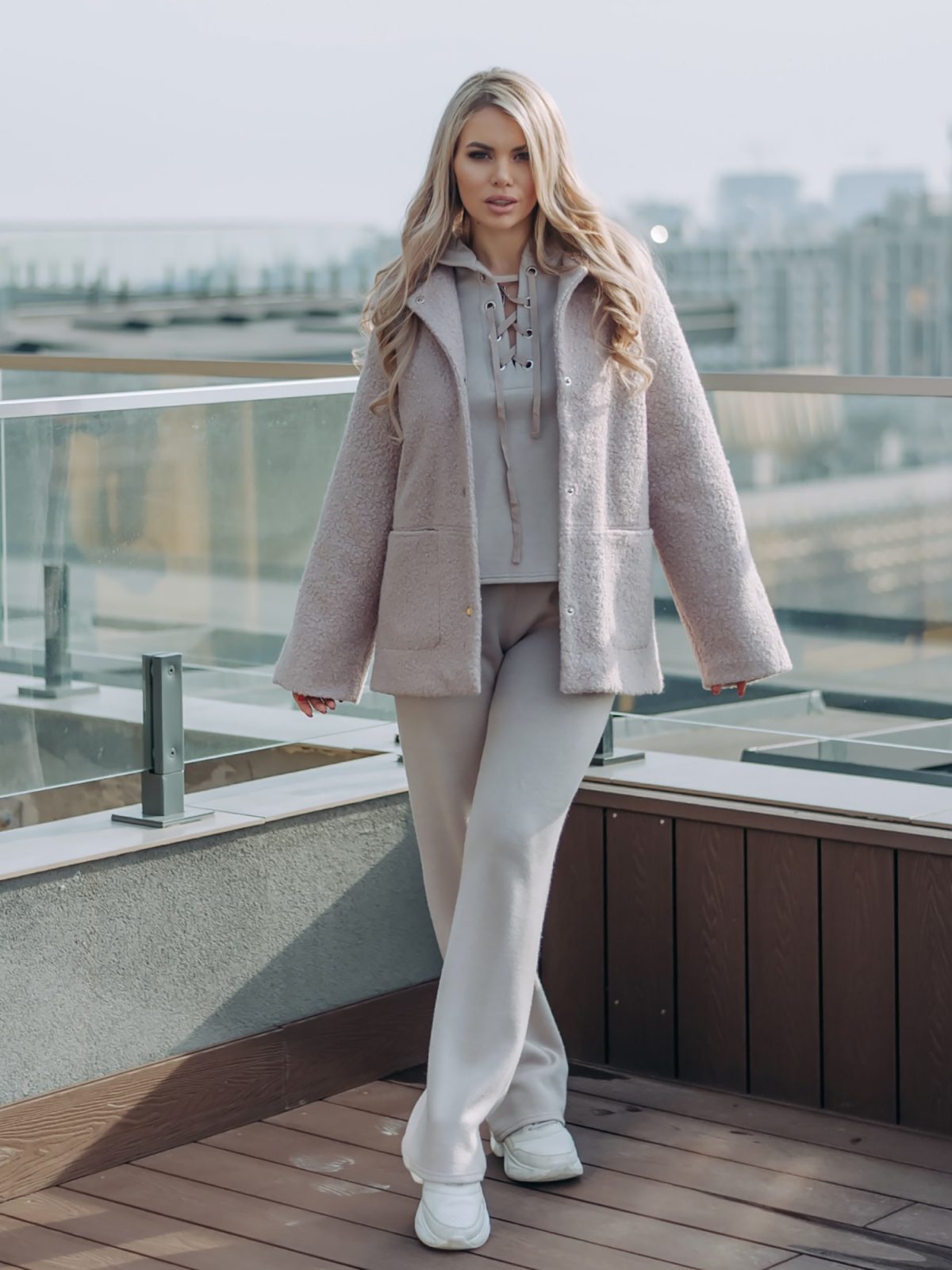 Oversized Warm Short Coat