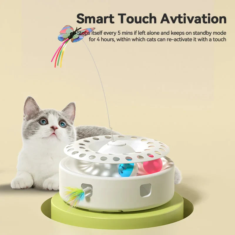 Interactive 3-in-1 Cat Toy Set