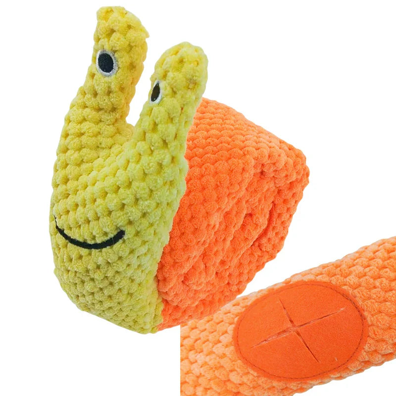 Interactive Plush Dog Puzzle Feeder Toy
