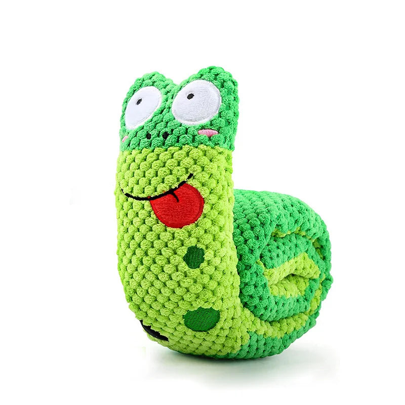 Interactive Plush Dog Puzzle Feeder Toy
