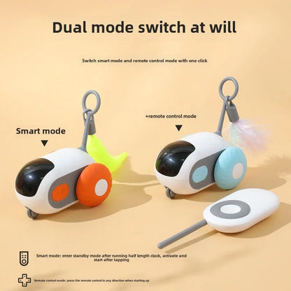 Interactive Remote-Control Cat Toy Car