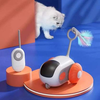 Interactive Remote-Control Cat Toy Car