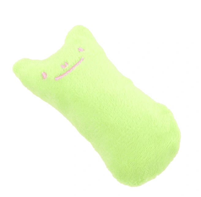 Aaponminimarket Interactive Catnip Infused Plush Toy Pillow