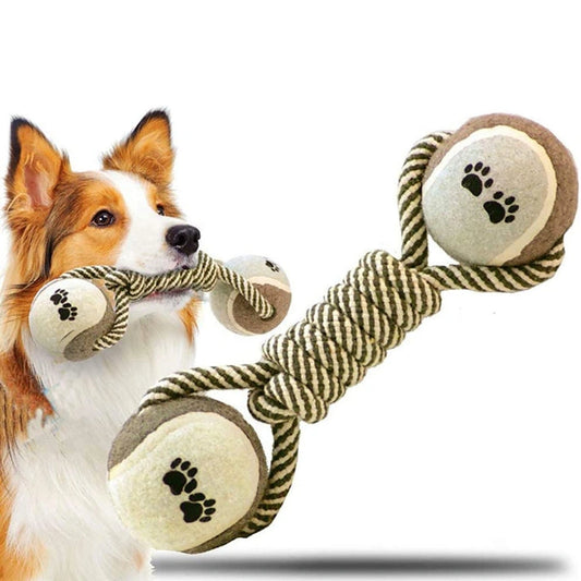 Aaponminimarket Interactive Cotton-Poly Tug Toy
