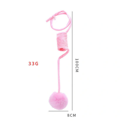 Aaponminimarket Interactive Rabbit Hair Ball Cat Toy