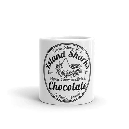 Aaponminimarket Island Sharks White Glossy Mug