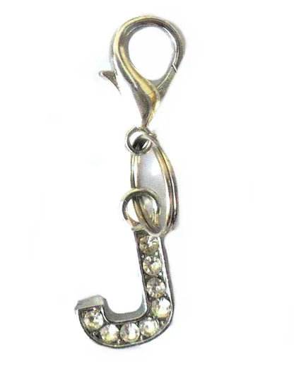 Aaponminimarket A–Z Crystal Letter Pet Charms