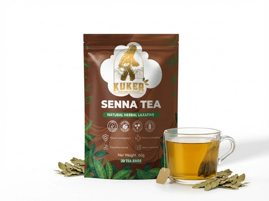 Aaponminimarket KUKER® Senna Tea Bags – 30 Natural Herbal Senna Tea Bags | Traditional Detox Herbal Tea 50g