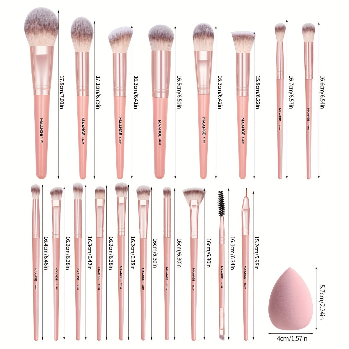 Kabuki brush Set