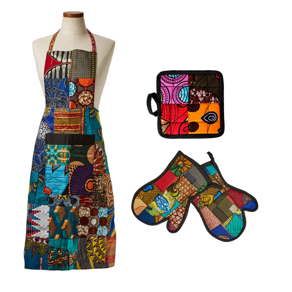 Aapon mini market - Kitenge Patch Kitchen Set