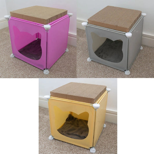 Aaponminimarket Kitty Cubby Cat Cube Play House MINI