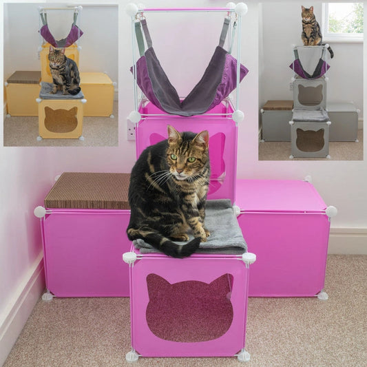 Aaponminimarket Kitty Cubby Cat Cube Play Tower MIDI