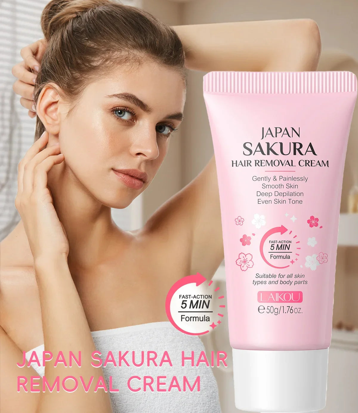 Japan Sakura Hair Removal Cream