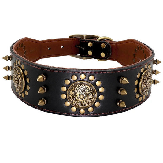 Aaponminimarket Leather Dog Collars