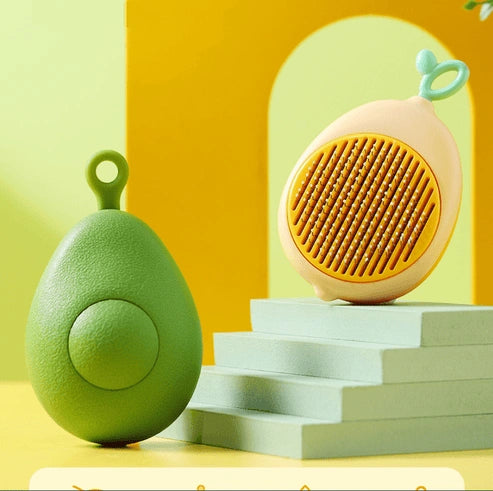 Aaponminimarket Lemon-Shaped Pet Grooming Comb