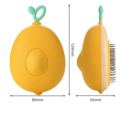 Aaponminimarket Lemon-Shaped Pet Grooming Comb