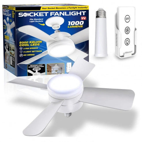 Light Socket Fan