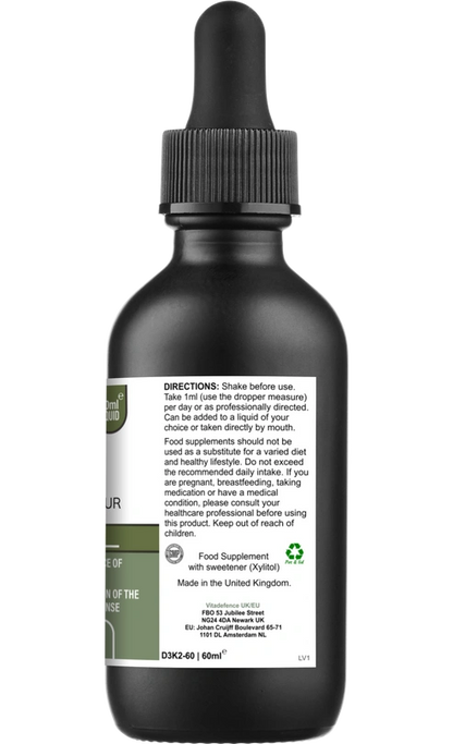 Aaponminimarket Liposomal Vitamin D3 & K2 – Apple & Vanilla Flavour