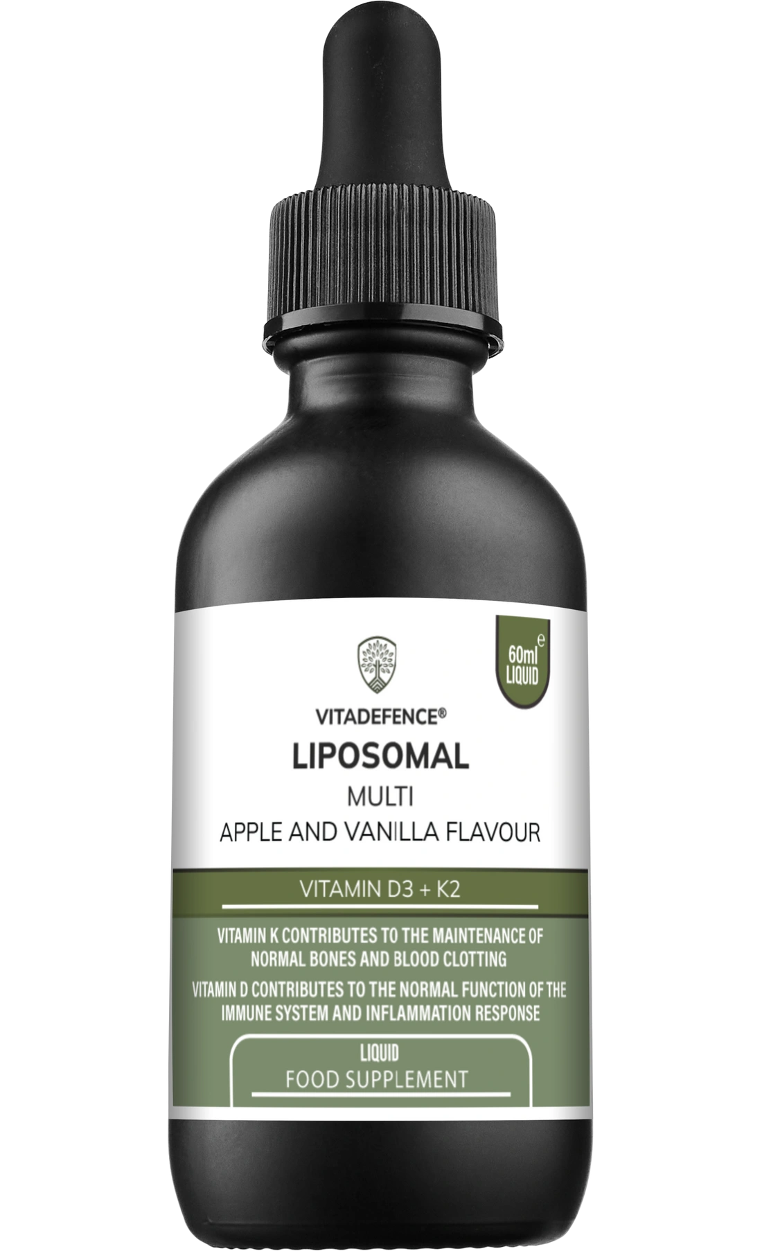 Aaponminimarket Liposomal Vitamin D3 & K2 – Apple & Vanilla Flavour