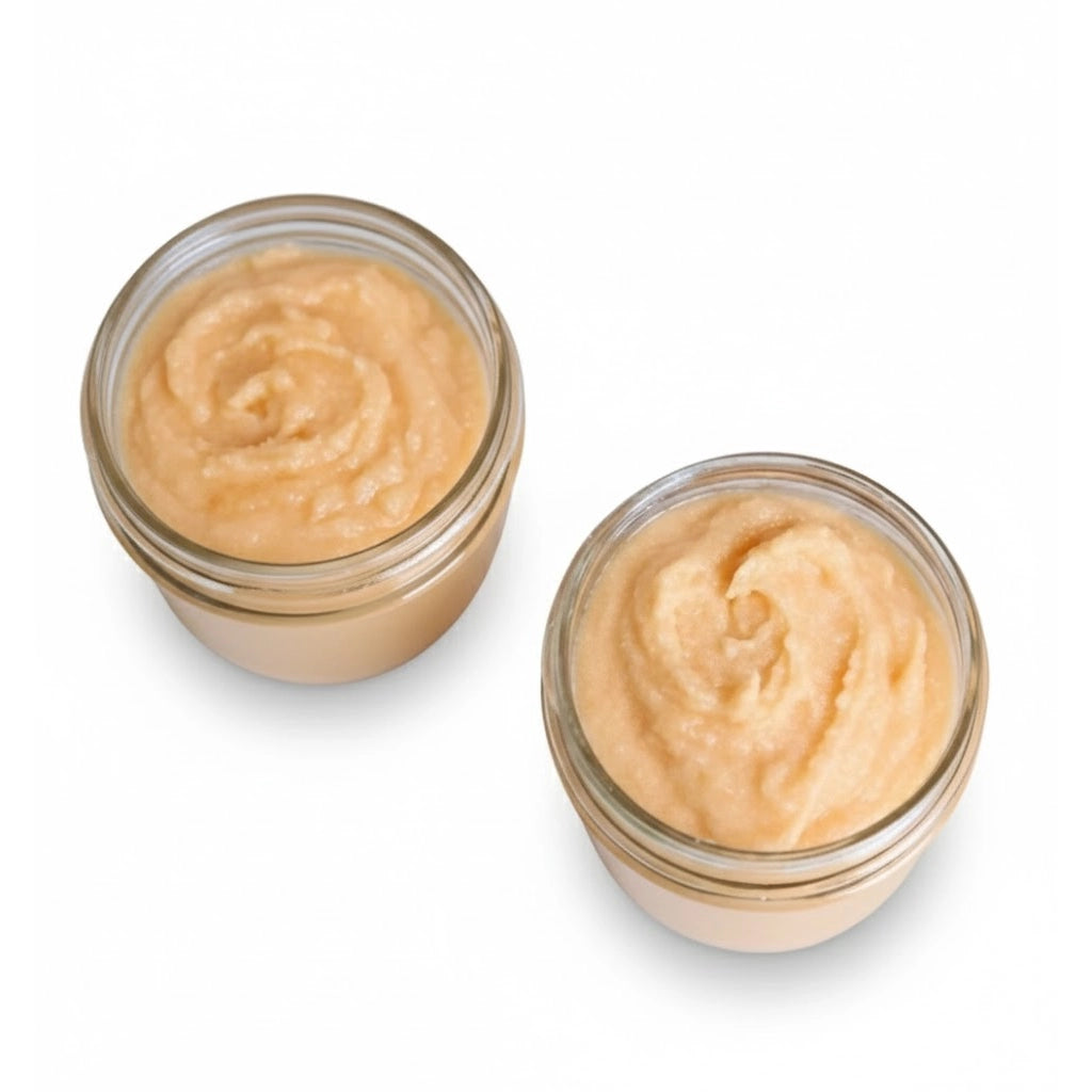 Aapon Mini Market Ltd - Luxury Body Scrub in Orange, Basil and Lime with Apricot Kernel Oil