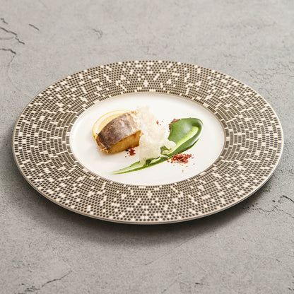 Aapon mini market -Artisanal Mosaic Porcelain Plate