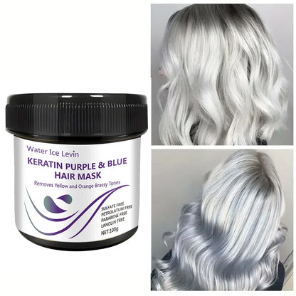 Water Ice Levin Keratin Purple & Blue Hair Mask