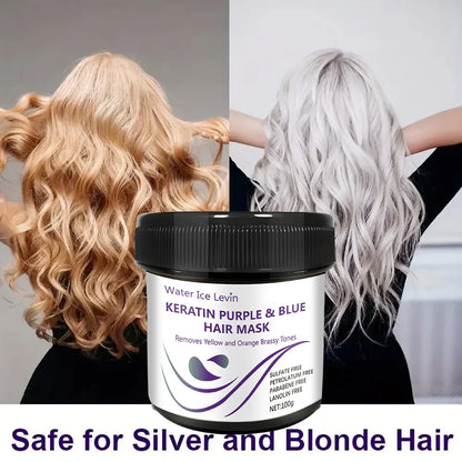Water Ice Levin Keratin Purple & Blue Hair Mask