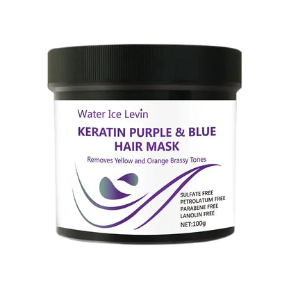 Water Ice Levin Keratin Purple & Blue Hair Mask