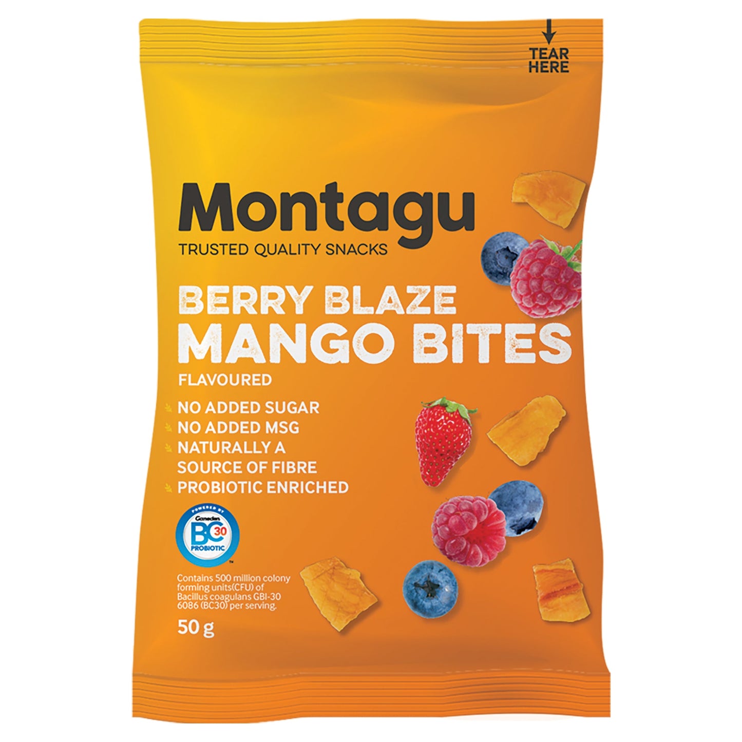 Montagu: Mango Bites - Berry Blaze Flavoured