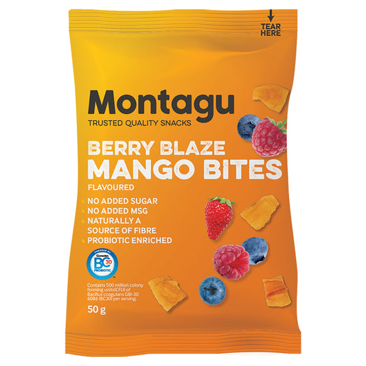 Montagu: Mango Bites - Berry Blaze Flavoured
