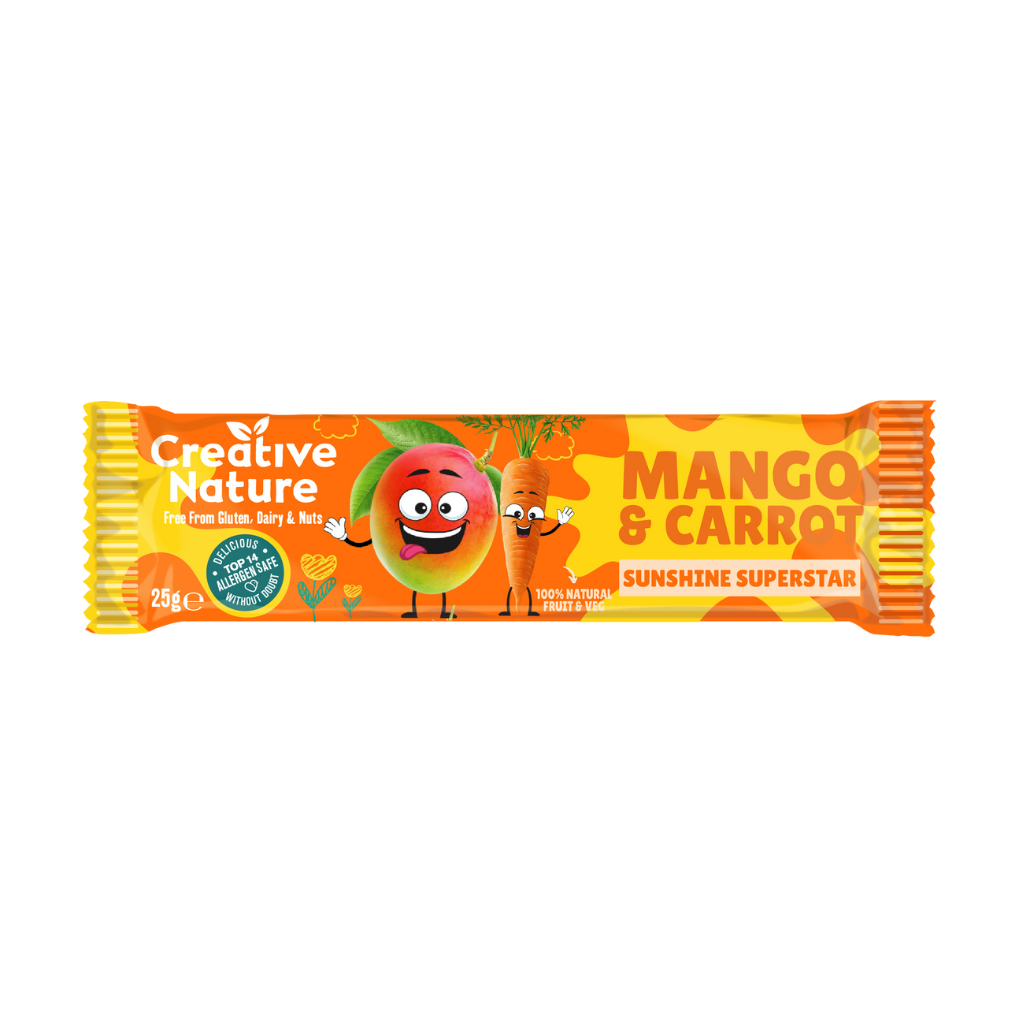 Mango & Carrot Kids Snack Bar – Multipack