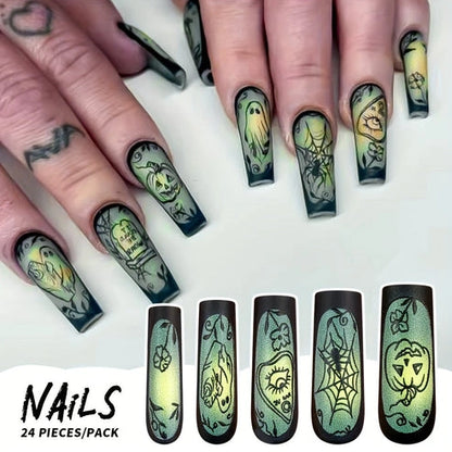 Matte Halloween Nail Tips