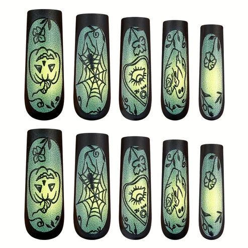 Matte Halloween Nail Tips