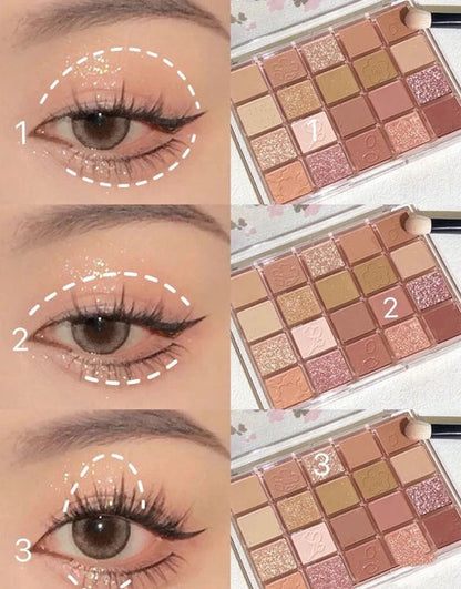 Matte Pearl Eyeshadow Palette