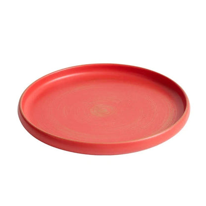 Aaponminimarket Matte Raised-Rim Plate