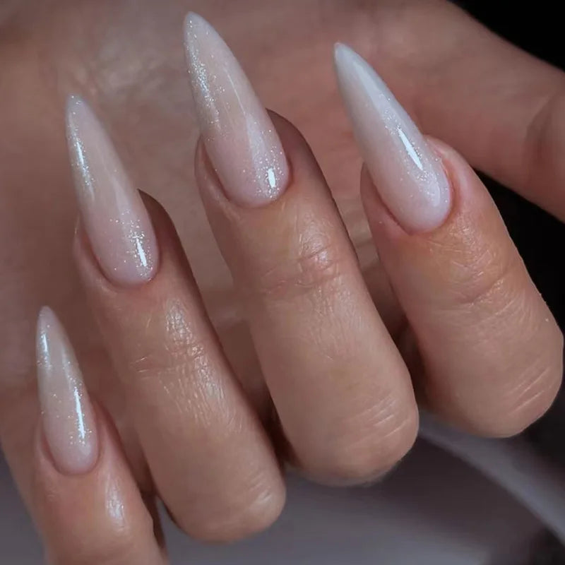 Aapon Mini Market Ltd Medium-length Acrylic Almond Fake Nails