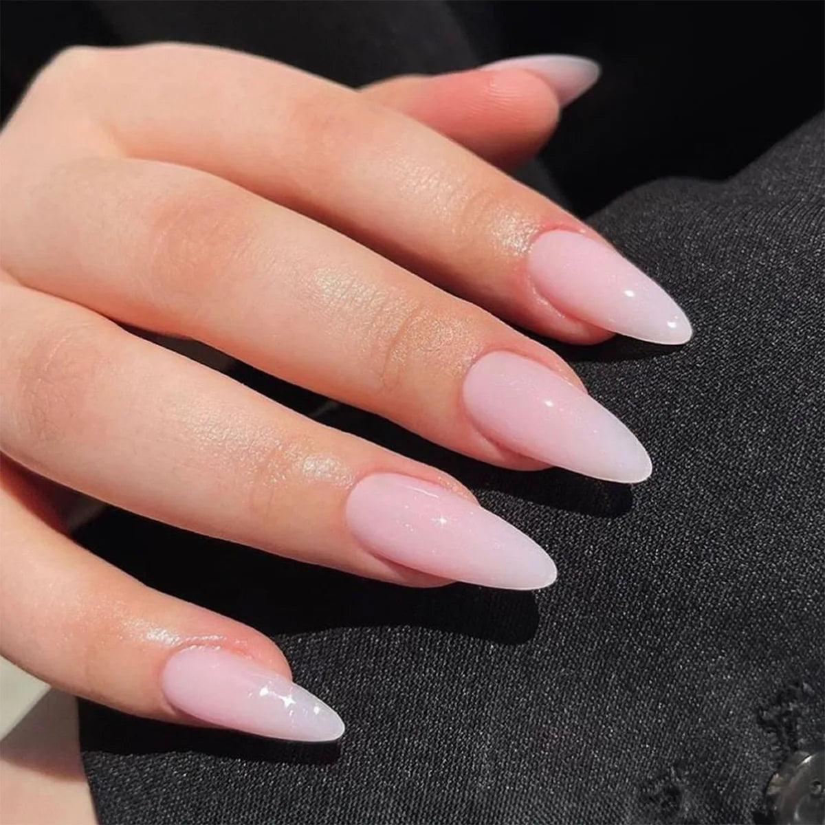 Aapon Mini Market Ltd Medium-length Acrylic Almond Fake Nails