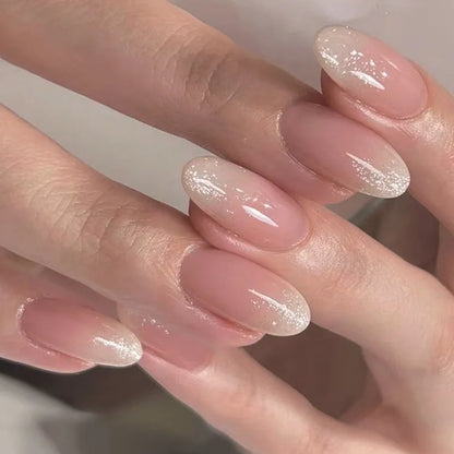 Aapon Mini Market Ltd Medium-length Acrylic Almond Fake Nails