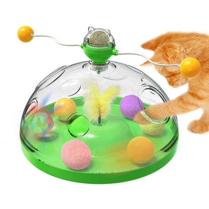 Aaponminimarket Meows Windmill Interactive Cat Toy