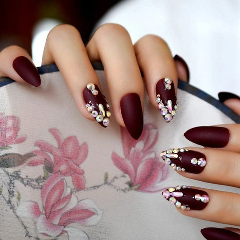 Aaponminimarket Metal False Nails for Women