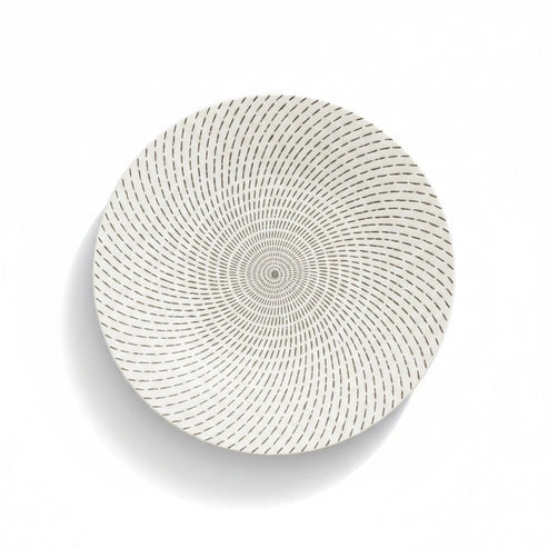 Aaponminimarket Meteor Shower Pattern Ceramic Plate