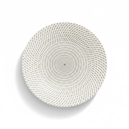 Aaponminimarket Meteor Shower Pattern Ceramic Plate