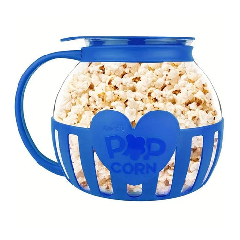 Aaponminimarket Microwave Popcorn Maker Glass Quart