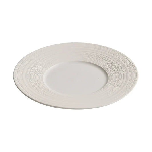 Aapon mini market -Minimalist Textured Ceramic Dinner Plate