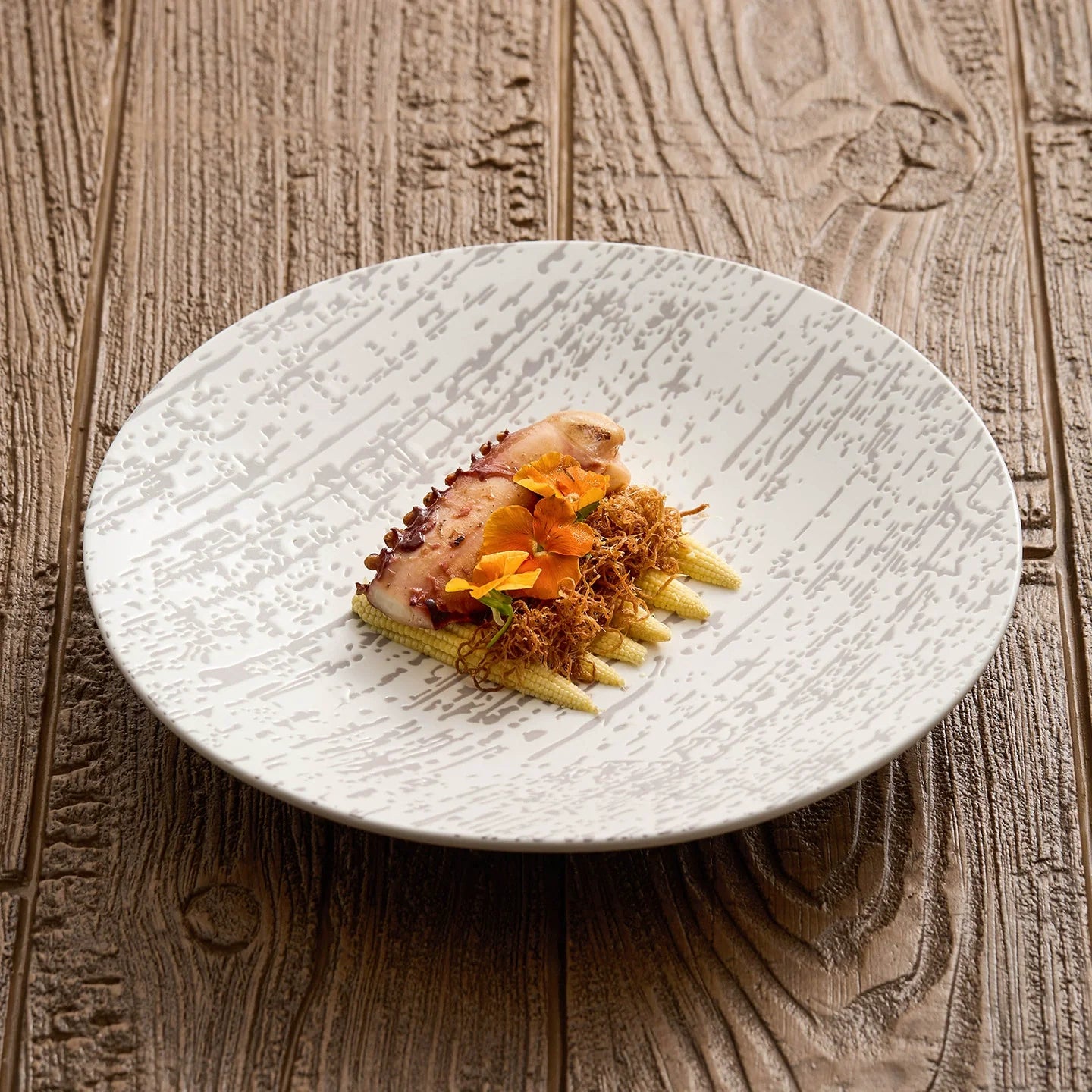 Aapon mini market -Nordic Style Textured Ceramic Dinner Plate 