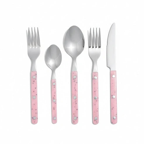 Aaponminimarket Modern Pinky Elegant Flatware Set