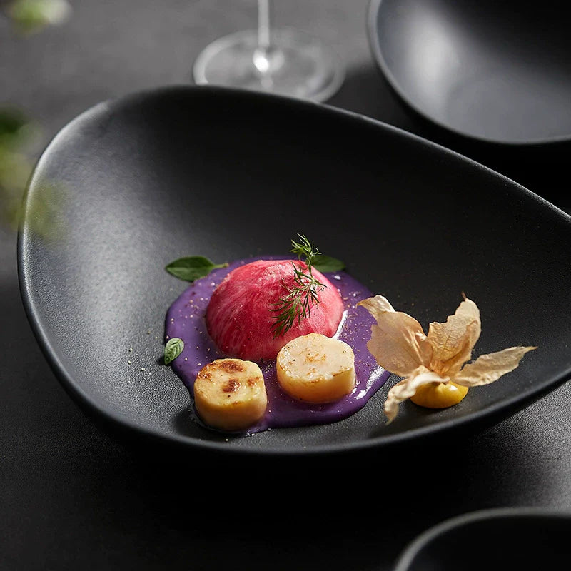 Aapon mini market -Nordic Luxury Ceramic Dinner Plate