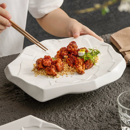 Aapon mini market -Cracked Texture Display Plate 